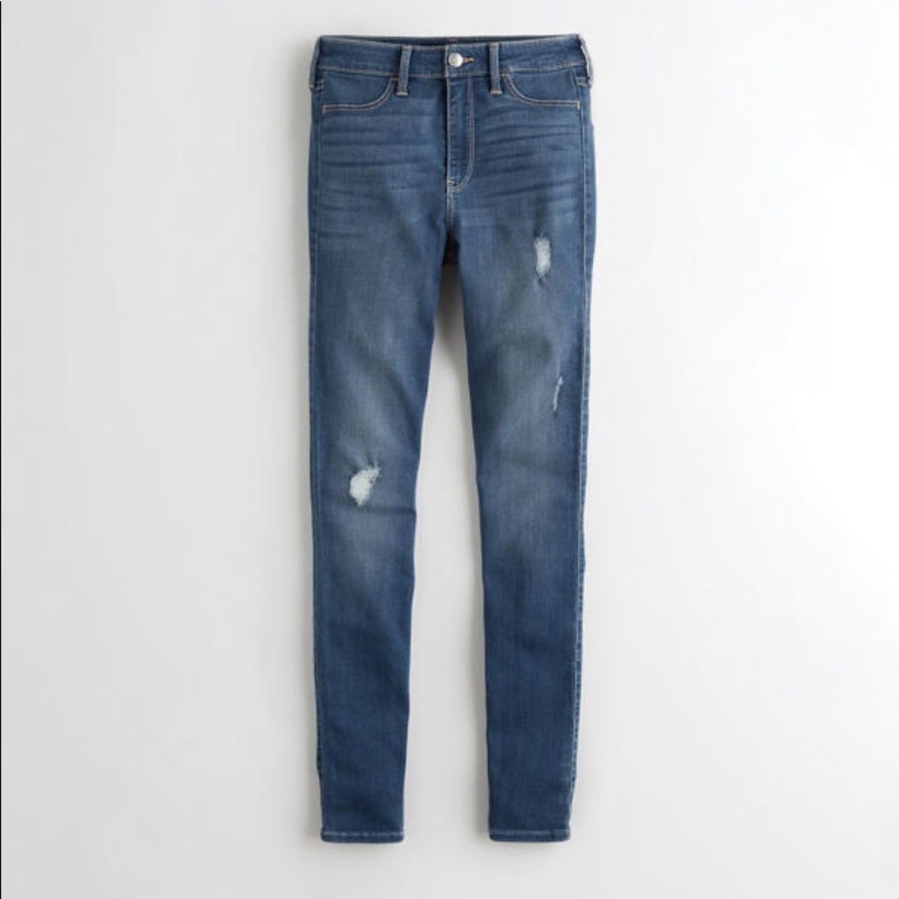 hollister jean leggings!